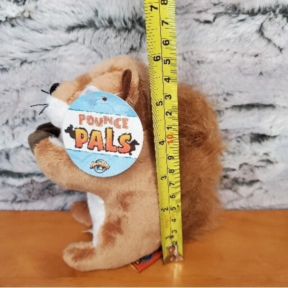 Adventure‎ Planet Pounce Pals Plush 6 Inch Squirrel Stuffed Animal With Tags